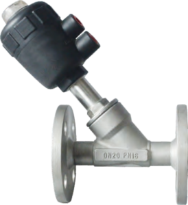 Pneumatic Angle Seat Valve - representative configuration
