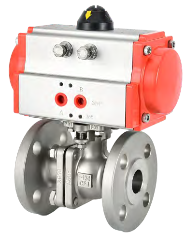 Pneumatic Flanged Ball Valve