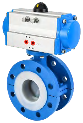 Pneumatic Lined Butterfly Valve