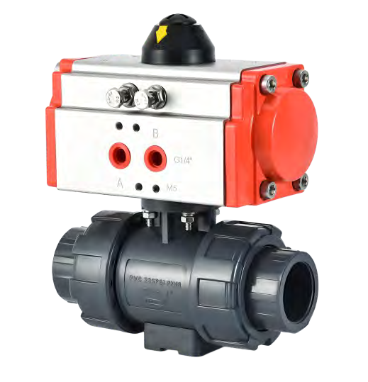Pneumatic PVC Ball Valve