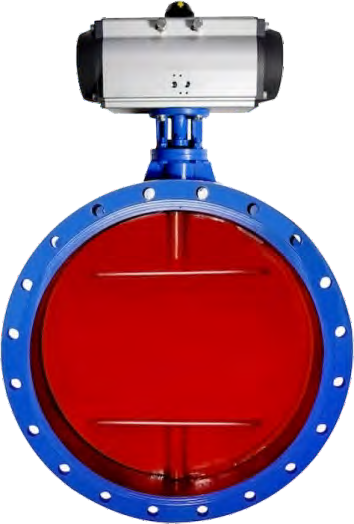 Pneumatic Ventilation Butterfly Valve